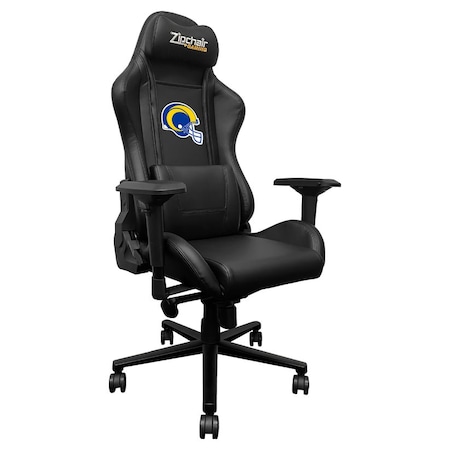 Dreamseat Xpression Pro Gaming Chair with Los Angeles Rams Helmet Logo XZXPPRO032-PSNFL20082A